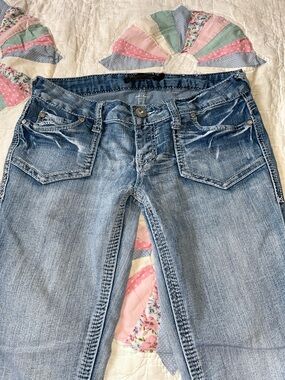 Rue 21 Twenty One Black short slim Boot Jeans  5/6 S